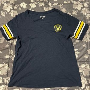 Dark Blue Brewers MLB T-Shirt